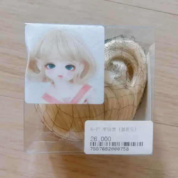 [BUNJANG] Chicabi 6-7 inch Pudding Cut Wig (Blonde) / usd 가발 6-7인치 푸딩컷 (블론드) 치카비