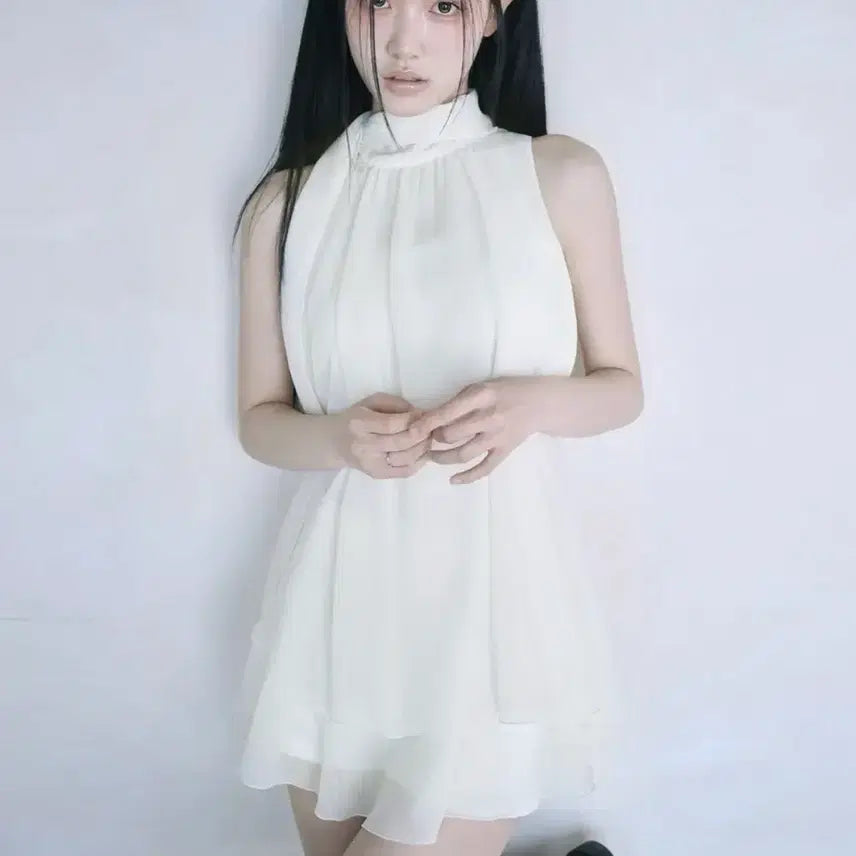 [BUNJANG] Raise Me Up Yui Lovely Blouse White / 레이즈미야 유이 러블 블라우스 화이트