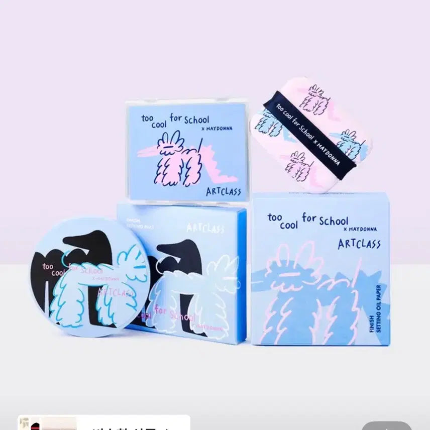 [BUNJANG] Toocoolforschool Finish Setting Oil Paper (50 Sheets + 50 Refill Sheets) / 투쿨포스쿨 피니쉬 세팅 오일 페이퍼 (본품50+리필50매