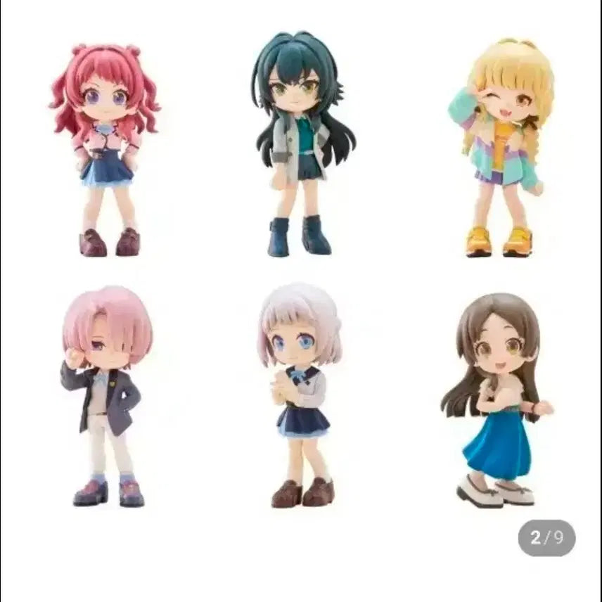 [BUNJANG] A-1 Pictures Idolmaster Trading Figure - Hana Saki, Lilya Katsuragi, Chyna Kuramoto / 사키/릴리야/치나 팔버스 학원 아이돌마스터 트레이딩 피규어