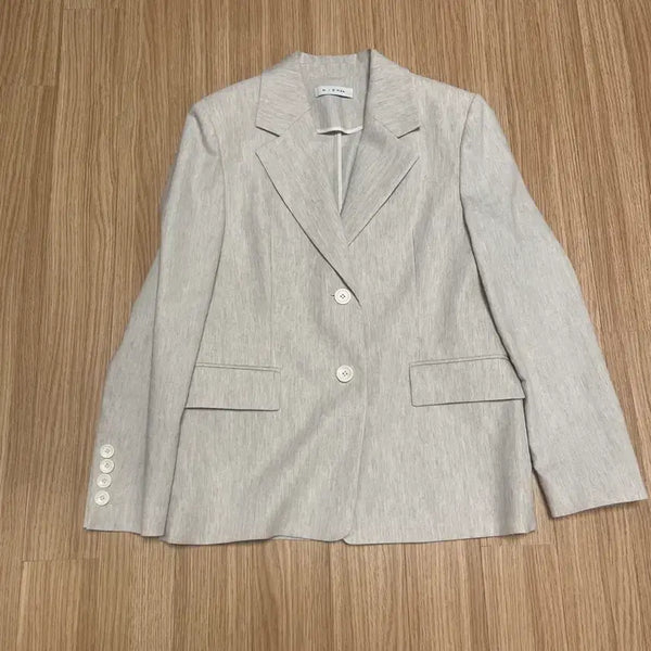 [BUNJANG] MICHAA Tailored Collar Jacket Light Beige / 미샤 테일러드 카라 자켓 라이트베이지 55