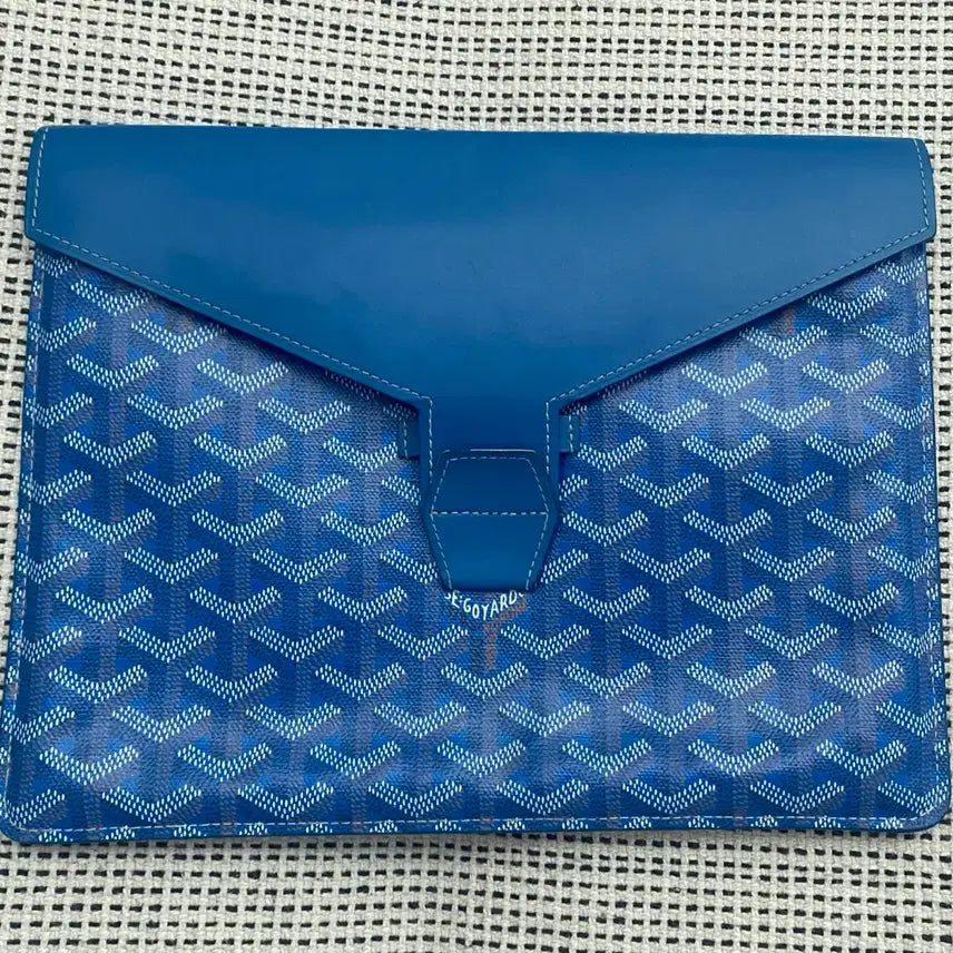 [BUNJANG] Goyard Saint-Louis Clutch Special Blue / 고야드 카몬도 클러치 백 스페셜 블루