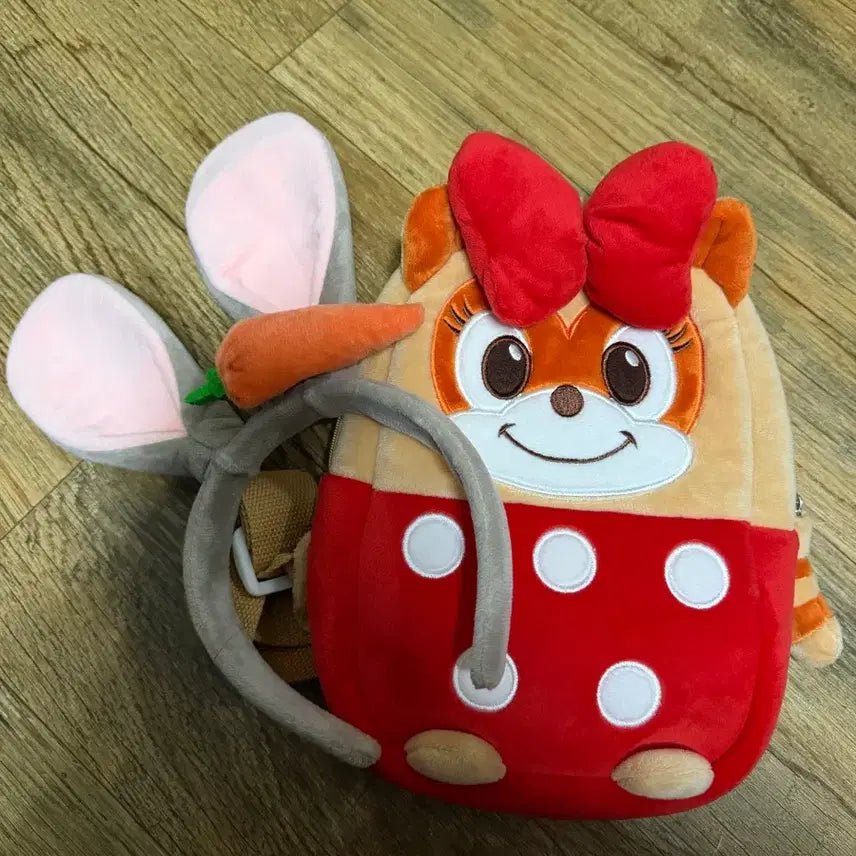 [BUNJANG] Lotte World Lory Bag & Judy Headband Bundle / 롯데월드 로리 가방 주디머리띠 일괄 판매