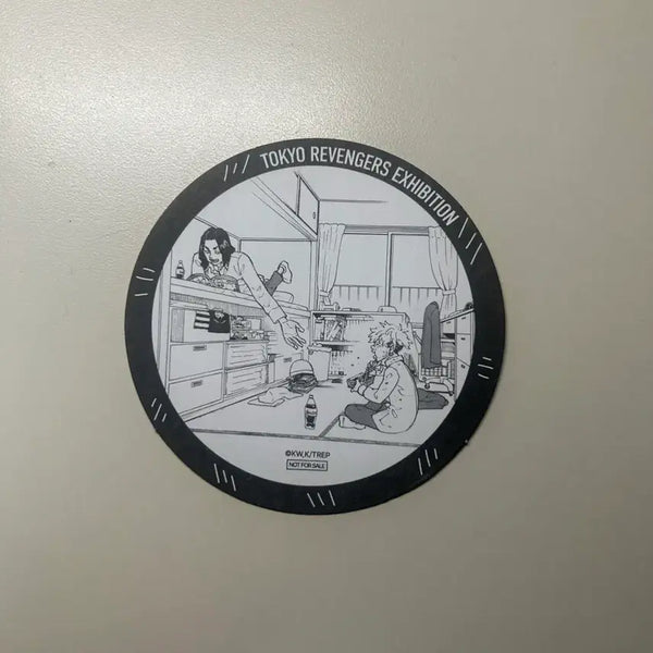 [BUNJANG] Tokyo Revengers Original Art Exhibition Coaster Chifuyu Baji / 도쿄 리벤져스 원화전 코스터 바지 치후유