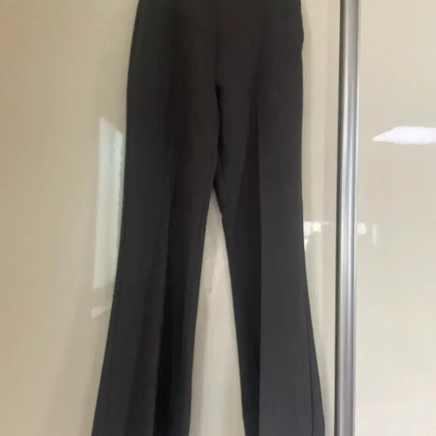 [BUNJANG] Wide Bootcut Slacks Pants (Gray) / 텍있는 새상품)와이드 부츠컷 슬랙스 바지(그레이)