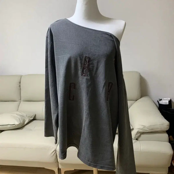 [BUNJANG] Citybreeze Off-Shoulder Long-Sleeve T-Shirt / 시티브리즈 오프숄더 긴팔티(상태최상)