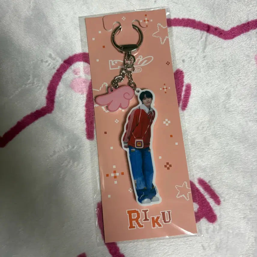 [BUNJANG] NCT WISH Riku Japan Tour Wings Keychain (Sealed) / 미개봉) 엔시티 위시 엔위시 리쿠 로그인 일본 투어 날개 키링 양도 판매