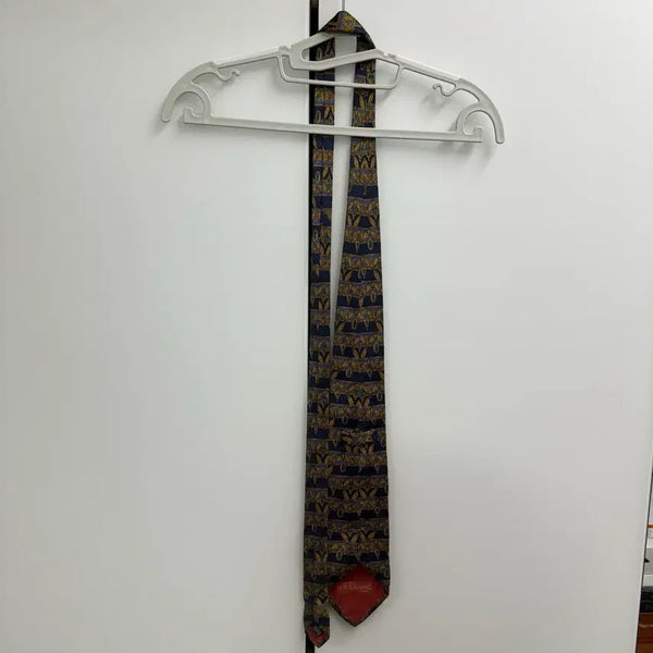 [BUNJANG] S.T. Dupont Paris Gold Navajo Pattern Necktie / (S.T DUPONT) 듀퐁 paris 골드 나바호 패턴 넥타이