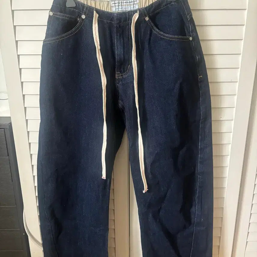 [BUNJANG] Sculptor Everyday Low-Rise Denim Indigo Blue / 스컬프터 에브리데이 로우라이즈 데님 인디고블루 s사이즈