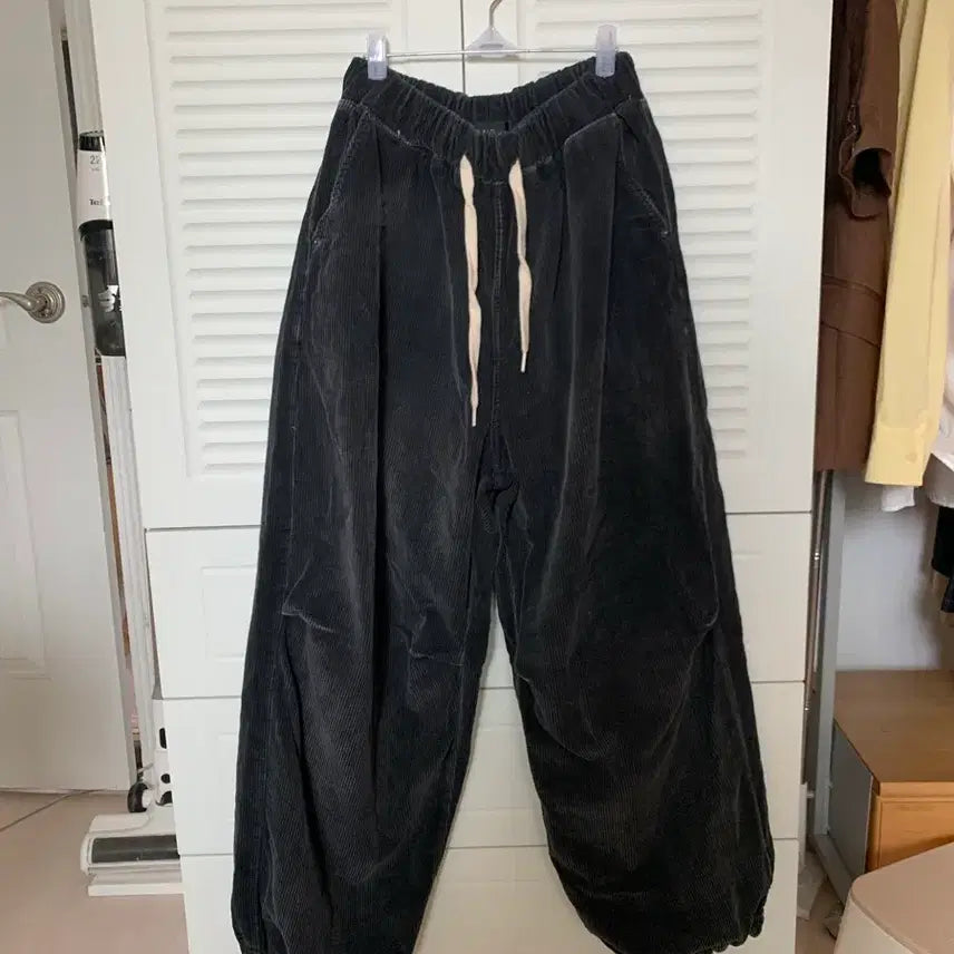 [BUNJANG] Ribbed Track Pants / 골지 츄리닝바지