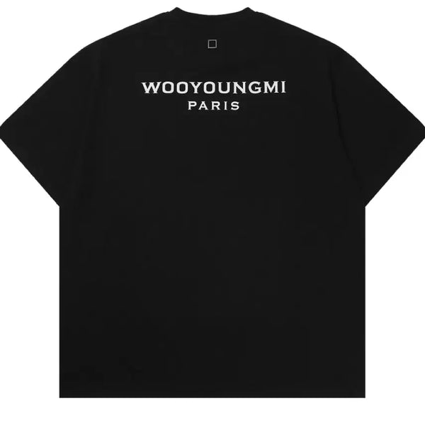 [BUNJANG] Wooyoungmi Paris Logo Short Sleeve T-Shirt / 우영미 반팔