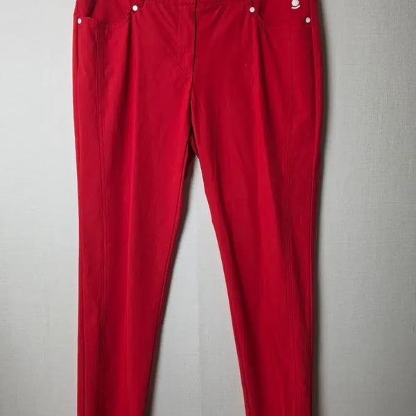 [BUNJANG] W.Angle Women's Golf Pants Red Size 73 / (73) 와이드앵글 여성골프 바지  레드
