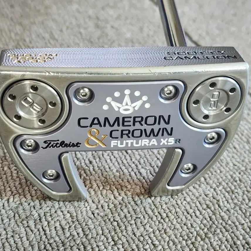 [BUNJANG] Titleist Scotty Cameron Futura X5R Cameron & Crown Limited Edition Mallet Putter / 타이틀리스트 스카티 카메론 퓨추라 X5R 카메론 & 크라운 한정판 말렛