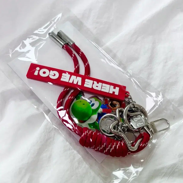 [BUNJANG] Amore Mall Super Mario Galaxy Keychain (Authentic Goods) / 선착1분] 아모레몰 슈퍼마리오 갤럭시 키링 정품굿즈 마리오 피치공주 토드