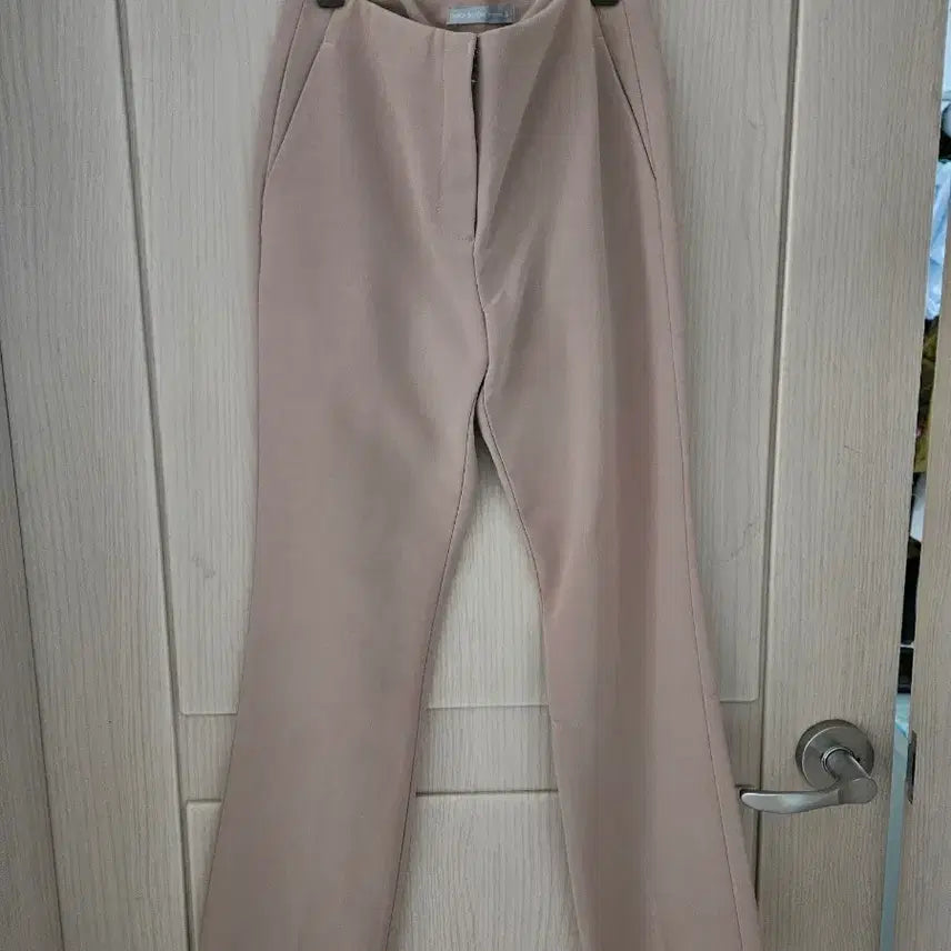 [BUNJANG] Women's Beige Slacks Pants / 베이지색 슬랙스 바지