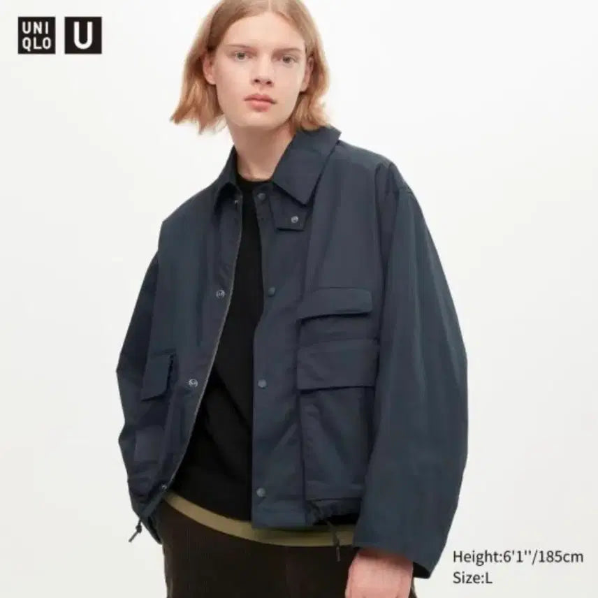 [BUNJANG] Uniqlo U Utility Short Blouson XL / XL) 유니클로 U 유틸리티쇼트블루종 452170