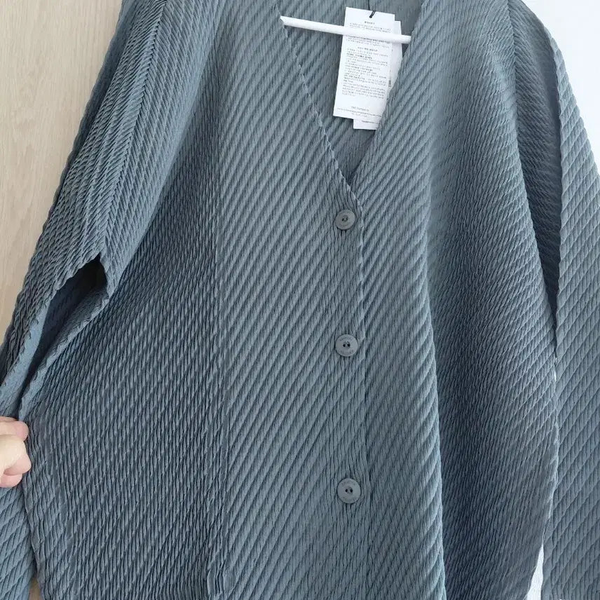 [BUNJANG] Issey Miyake Pleats Please Cardigan Khaki / 요이츠 플리즈 가디건 카키~새상품