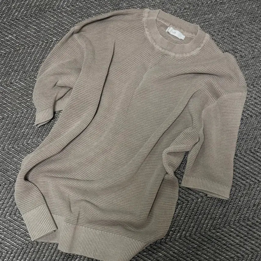 [BUNJANG] ASVP Short Sleeve Knit Top M / 애습 반팔 니트 M