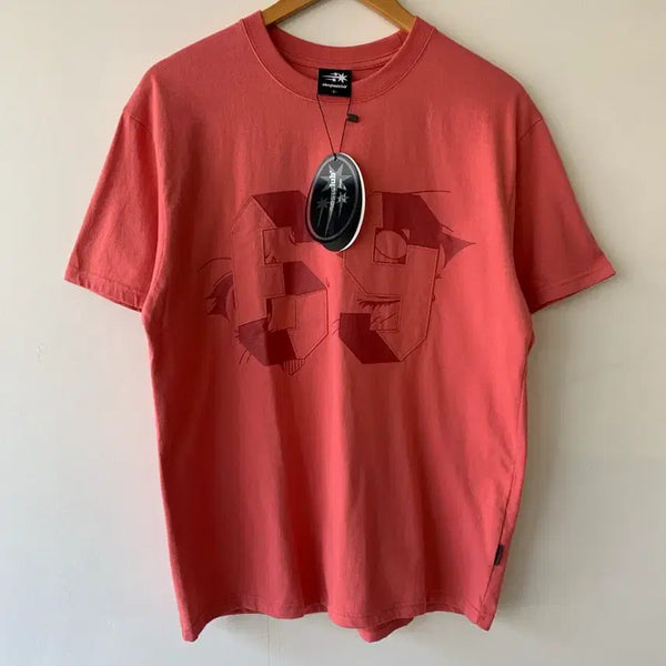 [BUNJANG] Nice Ghost Club Graphic T-Shirt Coral Red / 나이스고스트클럽 반팔티