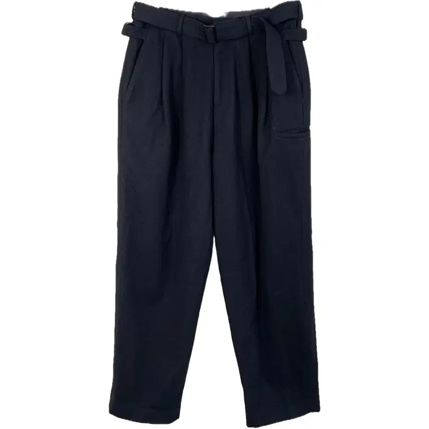 [BUNJANG] Junn. J Two-Tuck Belted Pocket Wool Slacks / [44] 준지 투턱 벨티드 포켓 울 슬랙스