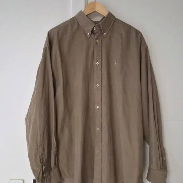 [BUNJANG] GYMPHLEX Nylon Cotton Button-Down Shirt 3 / 짐플렉스 나일론 코튼 버튼다운 셔츠 3