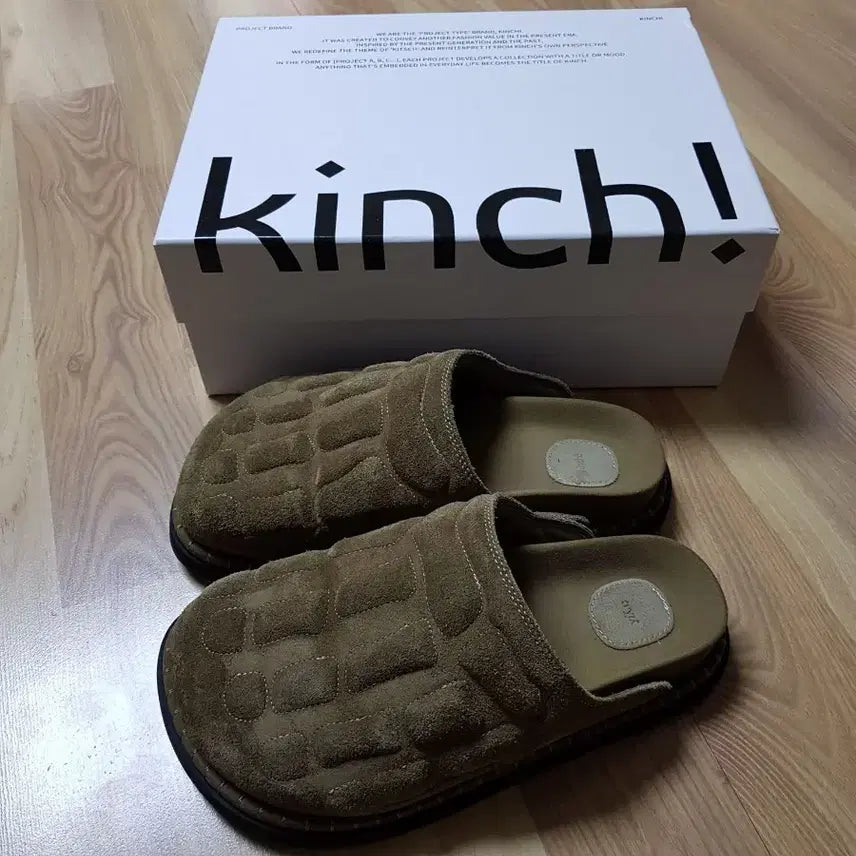 [BUNJANG] Kinch X Lee Ye Bone Mule Slippers Camel / 킨치 X 이예 본 뮬 슬리퍼 카멜
