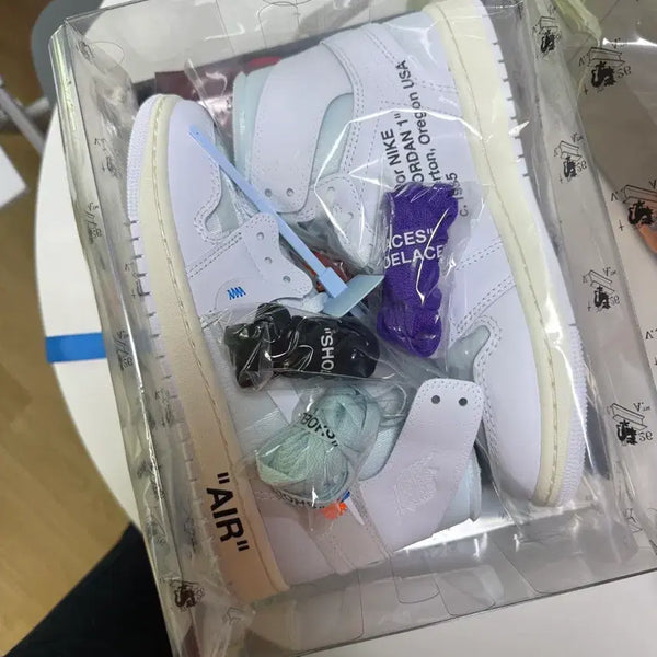 [BUNJANG] Jordan 1 x Virgil Abloh Archive Retro High Alaska White / (260)조던 1 x 버질 아블로 아카이브 레트로 하이 알래스카 화이트