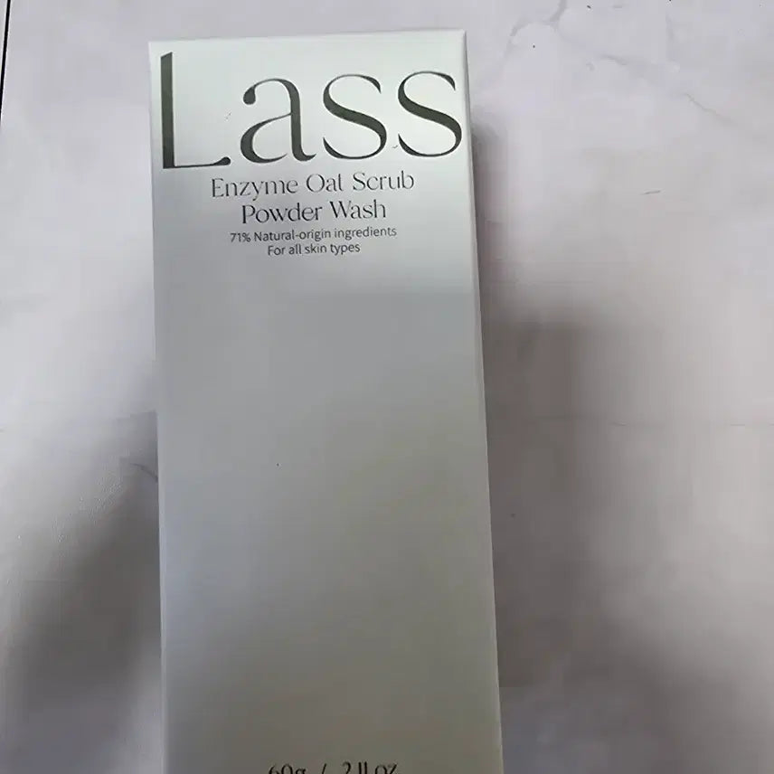 [BUNJANG] Lass Enzyme Oat Scrub Powder Wash 60g / Lass 효소 오트 스크럽 파우더 워시 60g