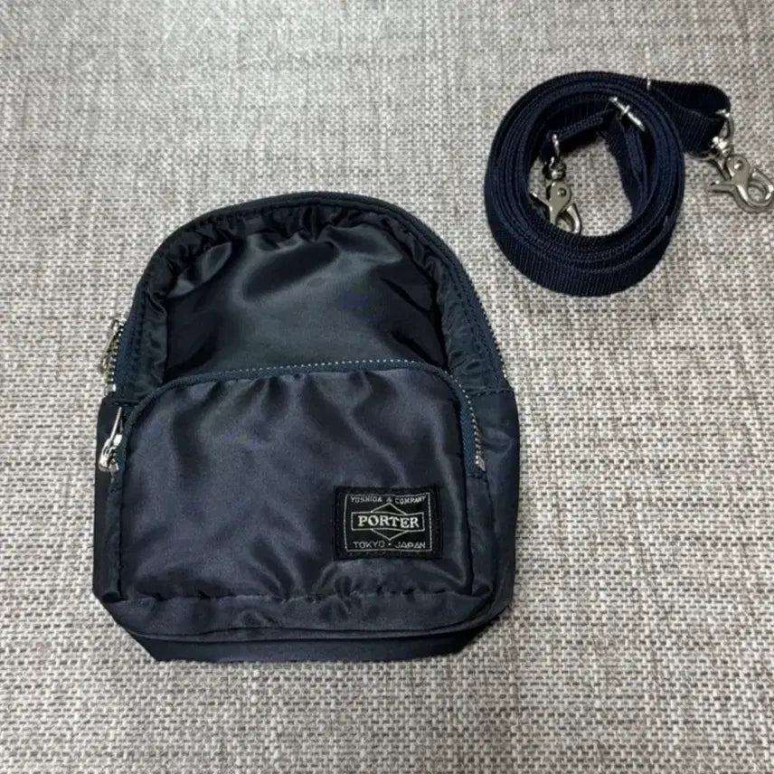 [BUNJANG] Porter Howl Daypack Mini Backpack Navy Blue / 포터 하울 데이팩 미니 백팩 미니백 탱커 네이비 블루