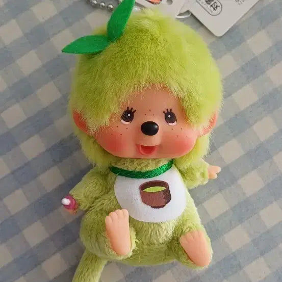 [BUNJANG] Sekiguchi Monchhichi Matcha Keyring / 몬치치 세키구치 말차 키링