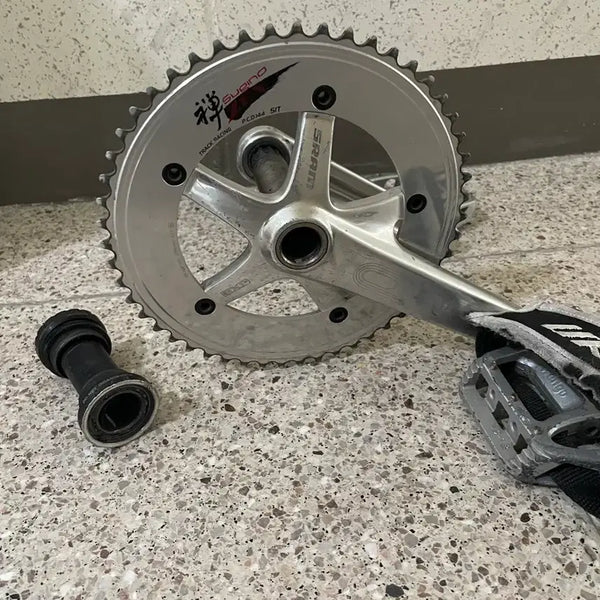 [BUNJANG] Gineum Omnium Sugino Zen 51T Pixie Crankset / 젠니움 옴니움,스기노젠 51t  픽시 크랭크셋 판매/교신