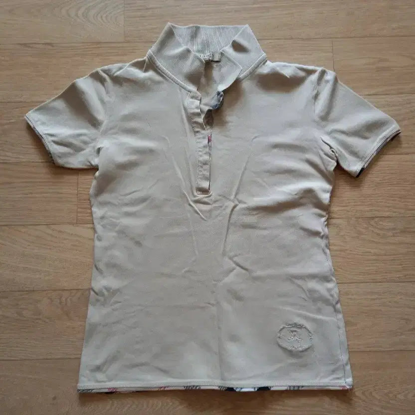 [BUNJANG] Burberry Collar Short Sleeve T-Shirt M / 버버리 카라 반팔티 M
