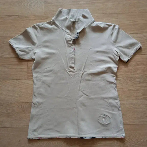 [BUNJANG] Burberry Collar Short Sleeve T-Shirt M / 버버리 카라 반팔티 M