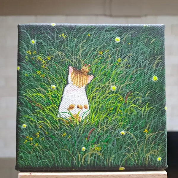 [BUNJANG] Cat Acrylic Mini Frame / 고양이 아크릴 그림액자입니다