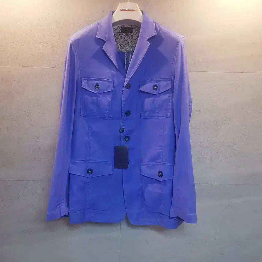 [BUNJANG] SAINT PAUL Premium Purple Linen Jacket / SAINT PAUL. 프리미엄 퍼플 린넨 자켓.