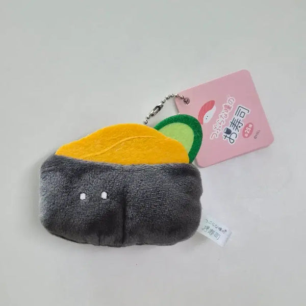 [BUNJANG] Sea Urchin Gunkan Sushi Plush Keychain / 츠부라나 성게 군함 스시 초밥 인형 키링
