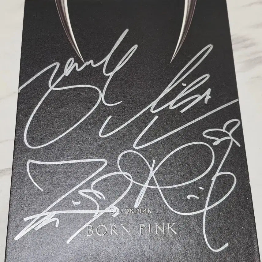 [BUNJANG] Blackpink Born Pink Album Signed / 비매 블랙핑크 born pink 친필싸인 앨범