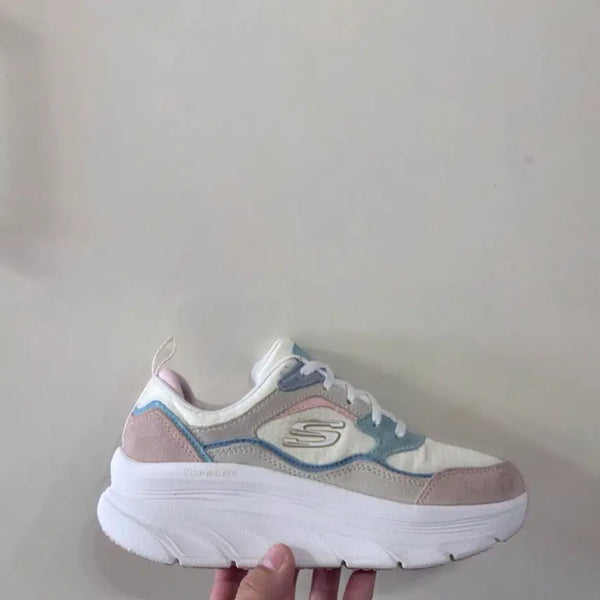 [BUNJANG] Skechers Deluxe Walker New Moment Off-White Pink Walking Shoes / [240] 스케쳐스 디럭스워커 뉴모먼트 오프화이트핑크ㅡ단종매물,최저가