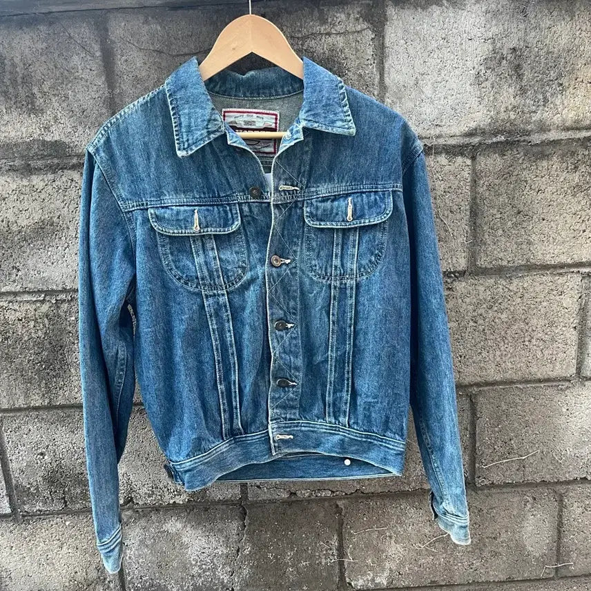 [BUNJANG] B.HOPPER Blue Denim Trucker Jacket M / 빈티지 B.HOPPER 블루데님 트러커 자켓 M