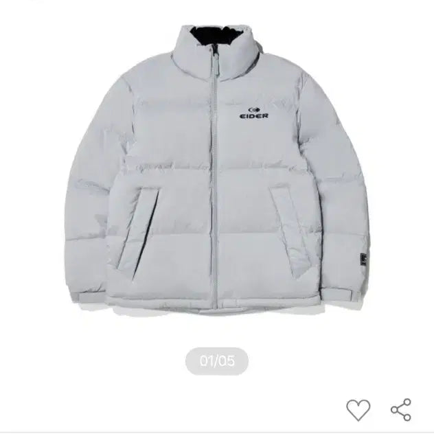 [BUNJANG] Eider POP Puffer UNI Down Jacket Short Padding - Size S / 아이더 POP 푸퍼 UNI 다운자켓 그레이 숏패딩 사이즈s상태는 털빵