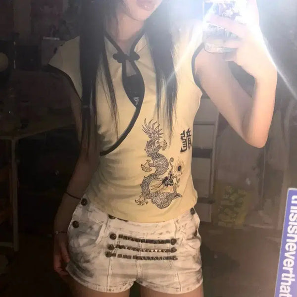 [BUNJANG] BONNE QUYE Vintage Studded Napoleon Shorts / 빈티지 스터드 나폴레옹 숏팬츠 본네 보니앤키예 shop cor 스컬프터