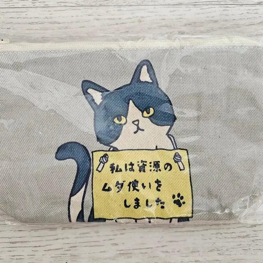 [BUNJANG] Japanese Cat Pouch (Authentic, New) / 일본 고양이 파우치 정품 새제품