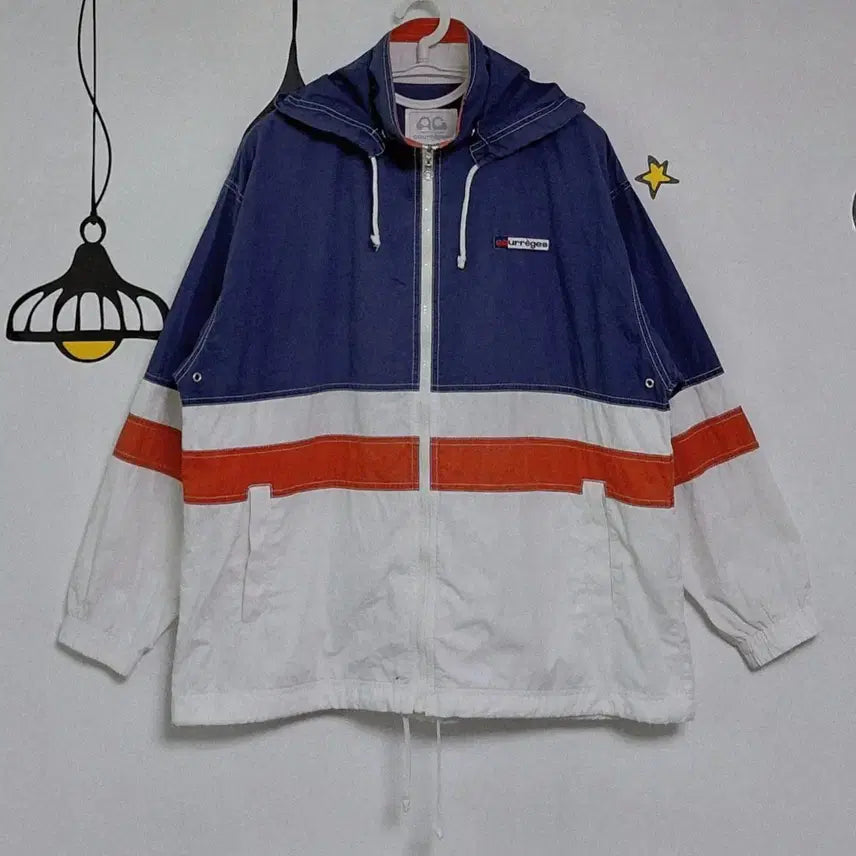 [BUNJANG] Courrèges AC Sport Futur Windbreaker (Size 11, 1990s Archive) / [희귀] 빈티지 꾸레쥬 AC 스포트 퓨처 윈드브레이커 (사이즈 11)