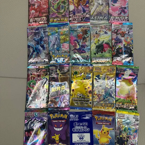 [BUNJANG] Pokemon Card Packs Bundle Set / 포켓몬 카드 팩 일괄