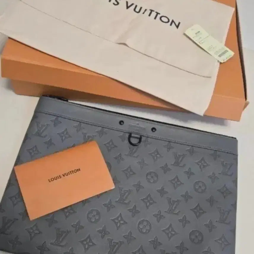[BUNJANG] Louis Vuitton Monogram Clutch Grey M81385 / <정품>루이비통 모노그램 클러치 그레이 M81385