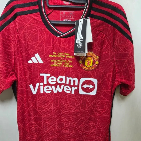 [BUNJANG] Manchester United 23-24 FA Cup Bruno Fernandes Match-Worn Style Authentic Jersey / 23-24 맨유 fa컵 브루노 올오피셜  택채 유니폼