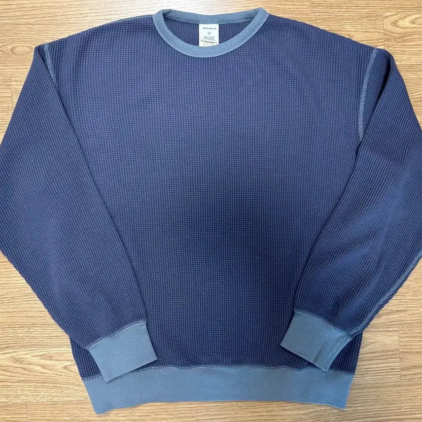 [BUNJANG] Kakiss Waffle Crewneck - Faded Black (M) / [M] 카키스 와플 크루넥 - Faded Black
