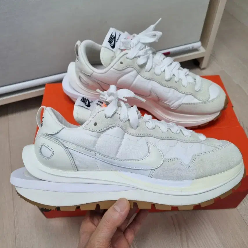[BUNJANG] Nike x Sacai Vaporwaffle White / 나이키사카이 베이퍼와플 화이트 [270]
