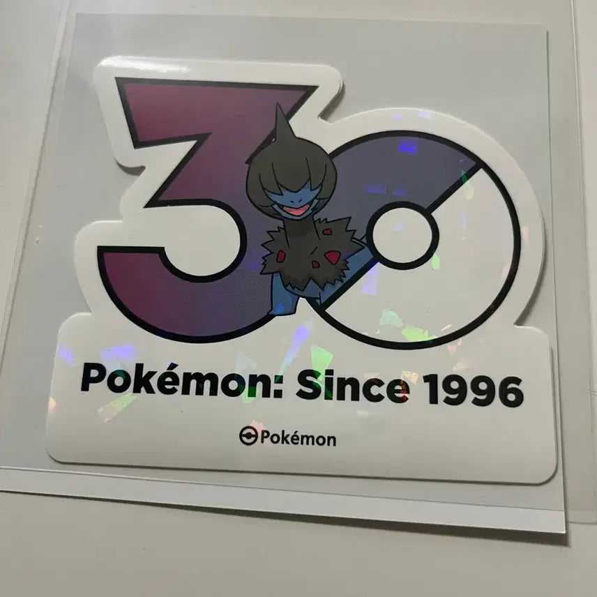 [BUNJANG] Pokemon 30th Anniversary Hologram Sticker Set / 포켓몬 30주년 스티커 모노두