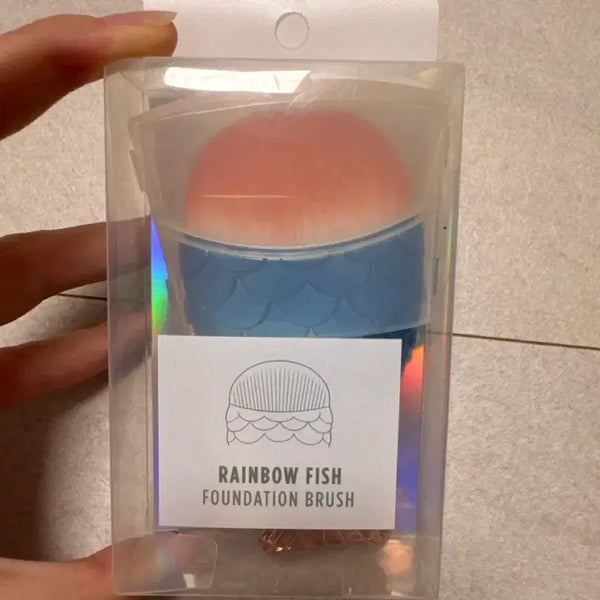 [BUNJANG] The Face Shop Rainbow Fish Foundation Brush (Sealed) / 더페이스샵 레인보우피쉬 파운데이션 브러쉬 미개봉 새상품